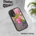 YYDS for Redmi A2+ A2 Plus A1+ A1 Plus Back Cover Romantic Tulips PU Leather Silicone Phone Case Ultra Thin Soft Drop Protection Case. 