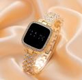🔥 Diamond LED Touch Screen Ladies Watch | Luxury Digital Wristwatch for Girls & Women | Stylish Fashion Smart LED Watch. 