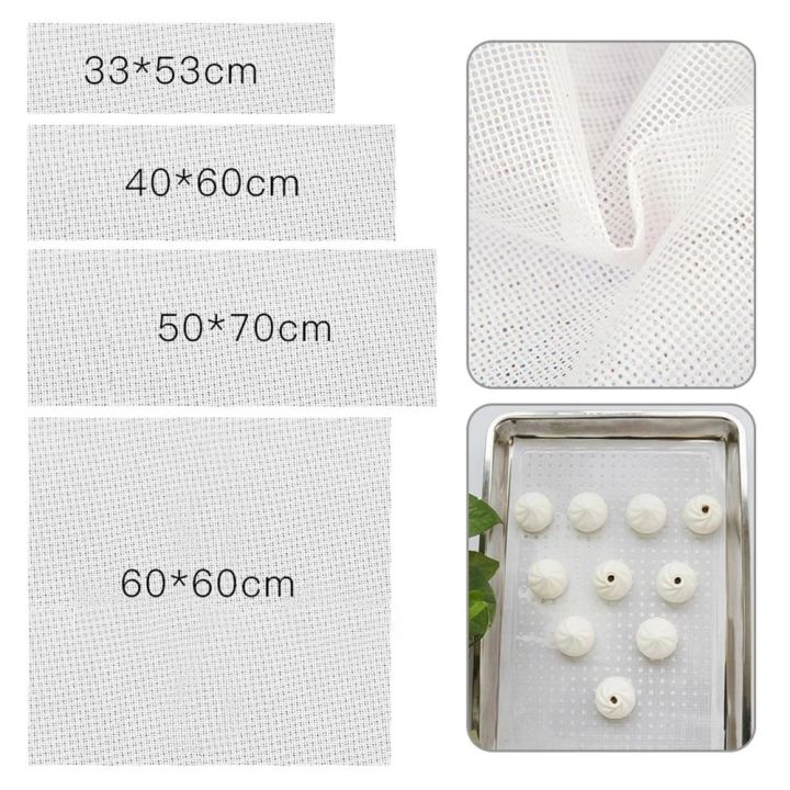 1Pcs Square Oven Kitchen Accessories Steamer Mesh Pad Food Fruit Dryer Silicone Dehydrator Sheets Reusable Non-Stick Baking Mat