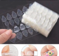 24 Pcs Double-Side Nail Adhesive Tabs Nail Jelly Double-Sided Adhesive Nail Glue Stickers 1 Sheets for Women Professional Design. 