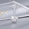 New Douyin Internet celebrity live broadcast Hello Kitty necklace cute girl sandblasting Hello Kitty pendant female clavicle chain. 