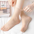 Silk Transparent Socks Women Women Sock Invisible Short Socks. 
