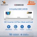 Kenwood AC Air Conditioner E-Comfort Plus KEC-2453S H/C 2Ton 75% Saving 10 Years Compressor warranty. 