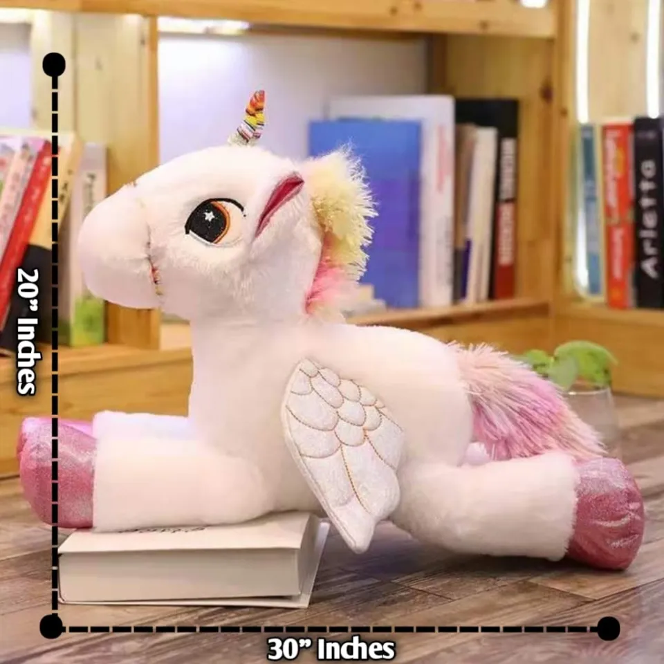 Creative plush authentic oversized angel unicorn action figure