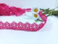 Fancy sequence Lace/Flower Design/China Lace/Laces For Clothes/For Ladies Kurtis and Trouser/2 Gazz. 
