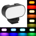 JMARY FM-16RGB Mini Portable Rechargeable RGB Video Conference Photography LED Fill Light. 
