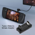 Usb C Charging Head High-speed 140w Pd3.1 Adapter for Asus Rog Ally Fast Charge 8k Data Transmission Universal Compatibility Southeast Asian Buyers' Top Choice Type-c Male-to-female Adapter. 