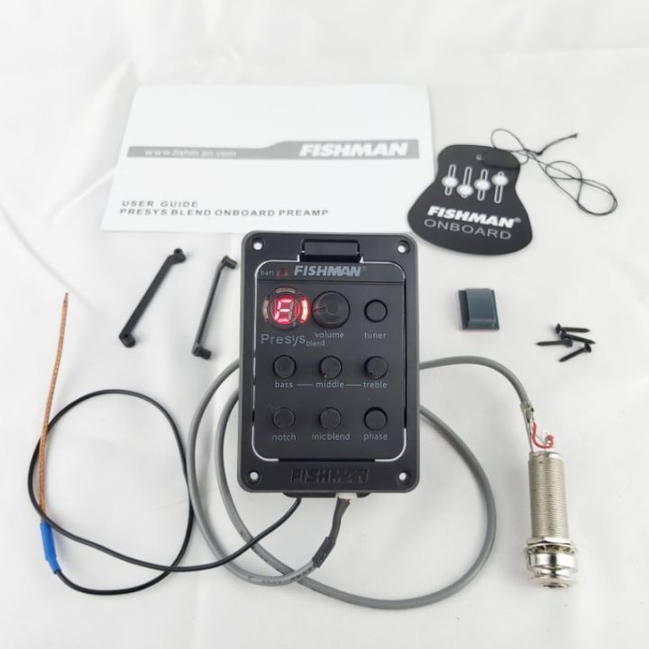 Fishman%20Presys%20301%20Mic%20Blend%20Dual%20Model%20Guitar%20Preamp%20EQ%20Tuner%20Piezo%20Pickup%20Beat%20-%20Image%203