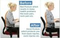 Chair Sitting Cushion for Proper Posture in Home/ Office,  Back Pain Relief and Orthopedic Cushion. 