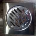STAINLESS STEEL FLOOR DRAIN WATSE - 6X6 INCHES - FLOOR WASTE - BATHROOM FLOOR DRAIN WASTE - GUTTER JALI. 