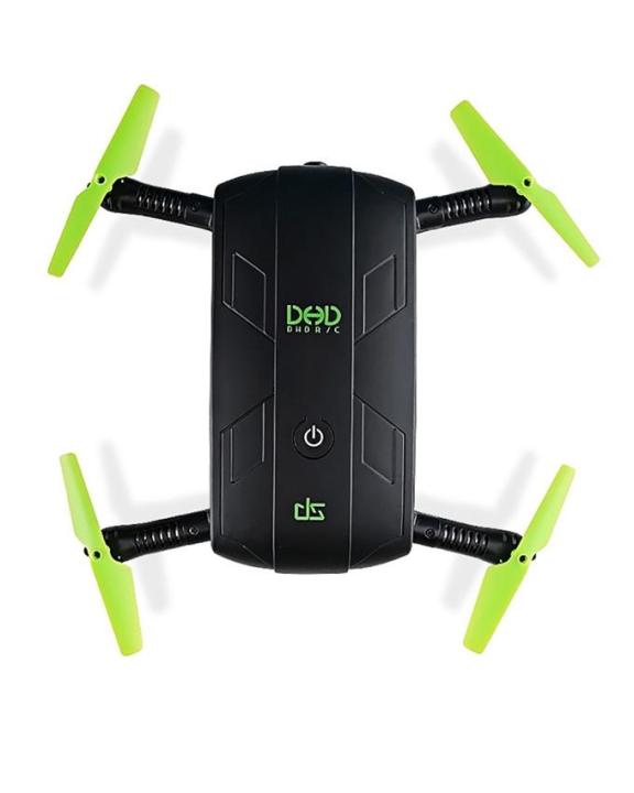 Fpv%20Wifi%20Foldable%20Drone%20Camera%206%20Axis%20Phone%20Controlled%20-%20Black%20-%20Image%203