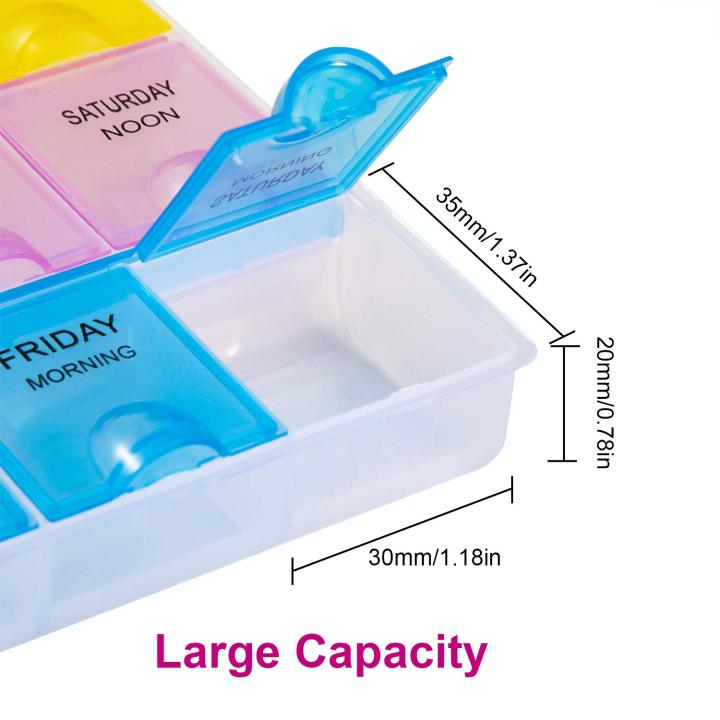 Safdar%20Mart-%20Weekly%20Pill%20Organizer%203%20Times%20a%20Day,%20Travel%20Friendly%20Pill%20Box%207%20Day%20with%20Large%20Compartments%20and%20Sturdy%20Design,%20Portable%20Medication%20Reminder%20for%20Vitamins%20/Fish%20Oils%20/%20Supplements%20(Weekly%20Pill%20Organizer%203%20Times%20a%20Day)%20-%20Image%207