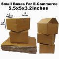 Packing Boxes for E-Commerce - Packing Material-Gift Boxes(Size 5x5.5x3.2 Inch) Small. 