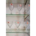 6 pcs Goblet glass 300 ml | fancy goblet glass by Orange glass. 