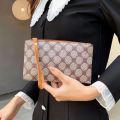 [Sales at a loss] Ladies leather clutches，print handbags, simple clutch bags, portable mobile phone bags, storage coin purses. 