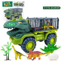 Big Dinosaur Car Truck Telur Dinosaur Set Jurassic Toys With 10 Extra Cars. 