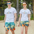 Yfashion Beach Shorts Men Loose-fitting Beach Water Park ing runks Seaside Surfing Quick-drying Shorts. 