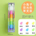 Crayon set day solid jelly highlighter marker creative glitter color pen color marker stationery set. 