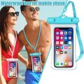Floating Waterproof Phone Case  Waterproof mobile case For Travel Photo shoot/video Underwater Full View Waterproof Case for Snow Rainforest Transparent Dry Bag Swimming Pouch Big Mobile Phone Covers iPhone Pro Max Huawei Xiaomi Redmi Samsung Waterproof P. 