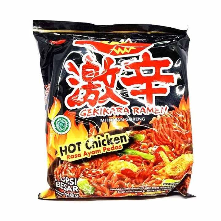 HOT CHICKEN NISSIN GEKIKARA RAMEN NOODLES  118 GM 𝙞𝙢𝙥𝙤𝙧𝙩𝙚𝙙