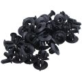 30x 8mm Auto Fender Clips Fit For Acura Honda Front Push-Type Retainer Clips Black. 