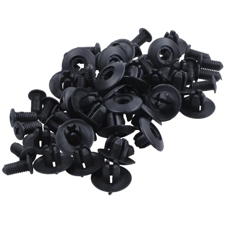 30x%208mm%20Auto%20Fender%20Clips%20Fit%20For%20Acura%20Honda%20Front%20Push-Type%20Retainer%20Clips%20Black%20-%20Image%203