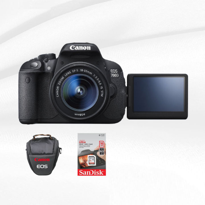 Canon 700D DSLR Camera With 18 - 55mm Lens