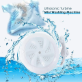 Turbine Washing Machine, Mini Washer, Portable Ultrasonic USB Turbo Washer for Traveling, Camping, and Business Trips. Perfect for Cleaning Socks, Underwear, Small Towels, Dishes, Fruits & Vegetables Anywhere!. 