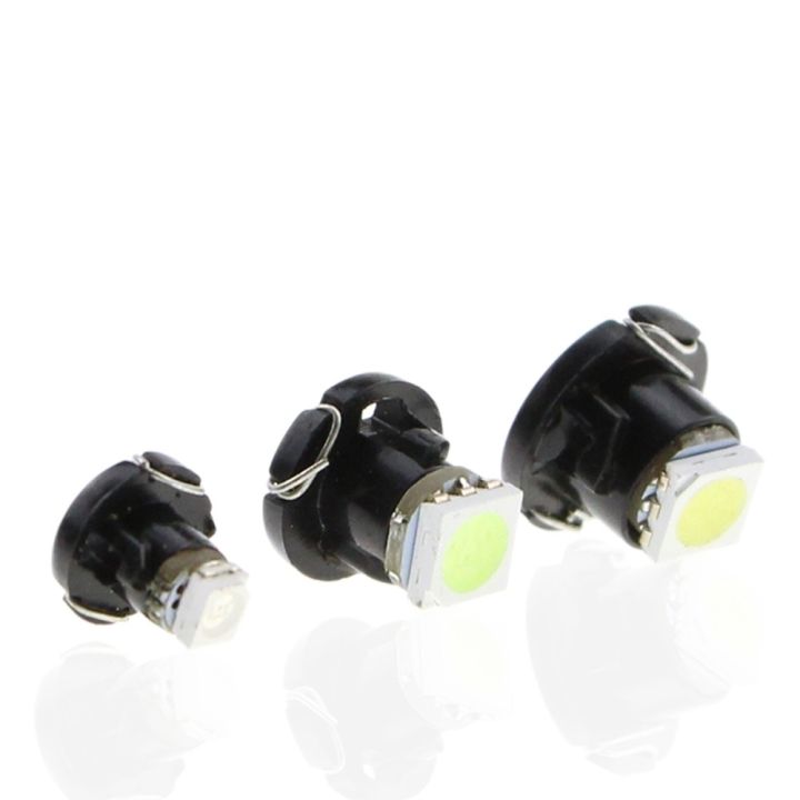 10PCS T4.2 LED Neo Wedge Instrument Dashboard Panel Signal Bulb 12V(Modle: T4.2 -white)