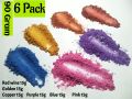 6 PCS Epoxy resin color Epoxy resin pigment powder Mica pearl pigment powder Epoxy resin colors Gold, Purple, Red, Copper, Pink & Blue. 