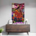 Anime Ninja Wall Tapestry For Naruto Fans Room Decoration (Digital Printed). 