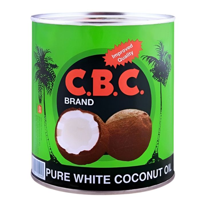 CBC Coconut Oil Tin 680Gram Pure Coco Oil For Hair ,Skin,Scalp By Elite Marketing