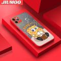 JIUMOO For Iphone 11 Pro Case Cartoon Cute SpongeBob Thin Frosted Transparent Cover Lens Camera Protect Edge Full Cover Casing Hard Cases. 