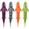 4 PCS Children's Swimming Toy Shark Shape Dive Toy Water Game Toy Game Diving Toy Pool Glide Shark Throw Torpedo Toy. 