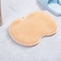 Silicone Bath Body Brush Scrubber Soft Rubbing Shower Massage Scraper Bathroom Non-slip Bath Mat Back Massage Brush Silicone Foot Wash Body Cleaning Bathing Tool Lazy Shower Scrubber Massager Back Easy Clean Body Care Wash Mat Remove Dead Skin. 