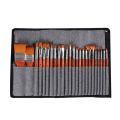 Giorgione Artist Quality Mix Paint Brushes Set 25 Pcs For Watercolor Oil & Acrylic Painting. 