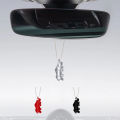 Rhino Rhinoceros Logo Emblem Car Interior Pendant Auto Rearview Mirror Ornaments Decoration For Suzuki Jimny Off-Road Vehicle. 