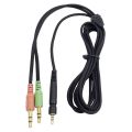 ZS0076 PC Version Gaming Headphone Cable for Sennheiser PC 373D GSP350 GSP500 GSP600 G4ME ONE GAME ZERO. 