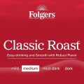 Folgers Classic Roast Ground Coffee, Medium Roast, 9.6-Ounce. 