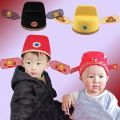 1Pcs New Number One Scholar Cap Opera Hat Ancient Chinese Style Photograph Prop Cosplay Hat Academic Image Hanfu Accessories Black Gauze Cap for Kids Adult. 