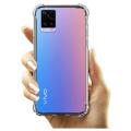 Vivo V20 Flexible Clear Liquid Silicone Tpu Gel Anti-Yellowing Back Cover with 4 Corners Protection Jelly Case. 