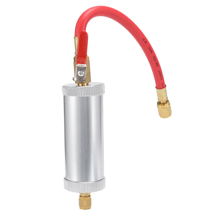 Dye Injector Air Conditioning Car Oil Injection R12 R134A R22 Dye Injection 2 Ounce Pure Liquid Coolant Filler Tube Red