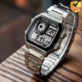 Casio - AE-1200WHD-1AVDF - Digital Wrist Watch for Men - Stainless Steel - Youth Series. 