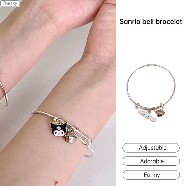 【TY】Bracelet Female Cartoon Cinnamoroll Dog Kulomi Adjustable Bracelet Couple Best Friends Bracelet TY