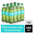 Sprite Lemon Mint Flavor Bottle, 500 ML - Carton | Refreshing, Tangy & Crisp Beverage. 