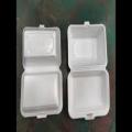 Burger Box Disposable,  Foam Box Container for Burger/Snack/Food - Square- Pack of 50, 40, 30, 20, 10 pcs ( 1pc extra per 10 pcs. ). 