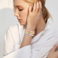 Luxury Stainless Steel Bracelet Women Bangles Bracelets On Hand Lady Girl Women's Fashion Jewelry Rhinestone Designer Gifts Nail. 