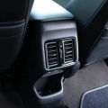 For Honda Vezel HRV 2021 2022 Glossy Black Rear Seat Air Vent Cover. 