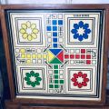24 inch Handmade Ludo Game Wooden Board Extra Large Size Sold by Fight Fitness. 