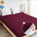 Waterproof Mattress Cover/ Fitted Sheet/ Terry Cotton Fabric/ Double 72x78 inches_6 x 6.5 feet. 
